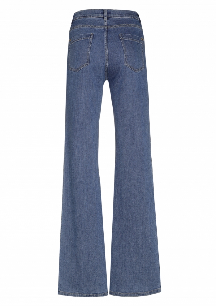 comfortabele bootcut jeans, no 24 Jeans Mid Bleu