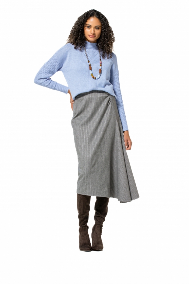 cosy rechtvallende pull 27 Ice Blue