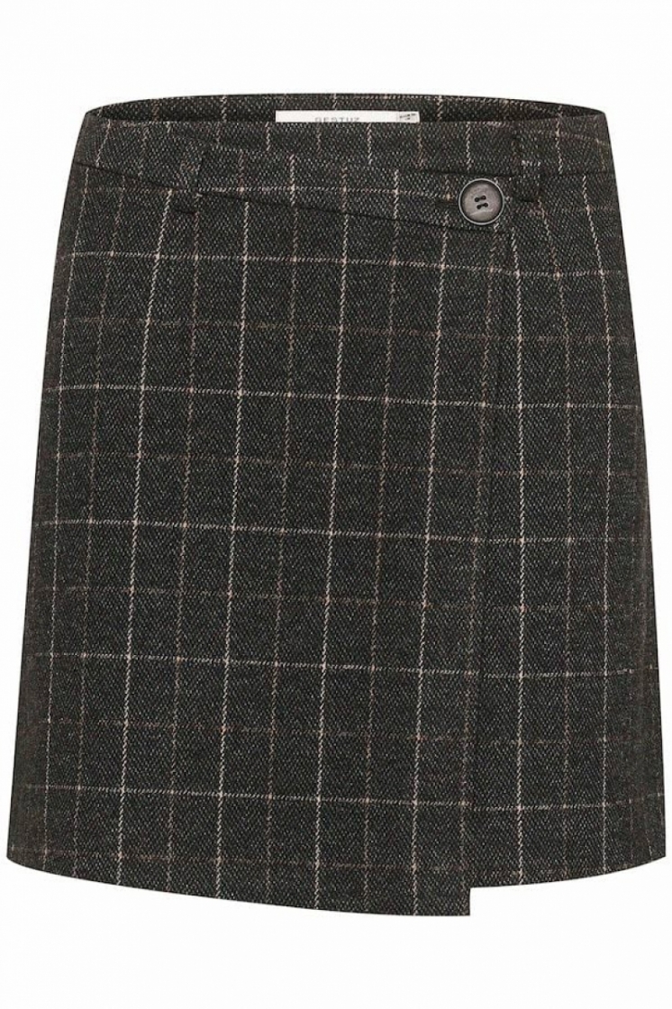 GracieGZ MW skirt 106345 Black and brown check