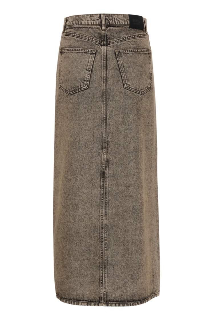 BrendaGZ HW long skirt 106349 Grey brown washed